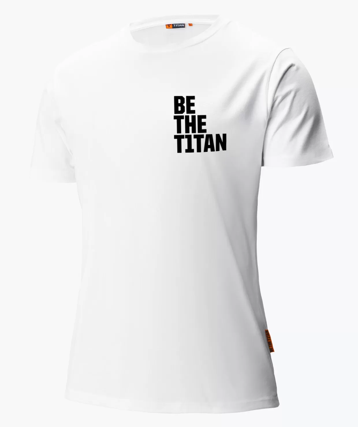 T-Shirts-T1TAN T-Shirt Be the Biały